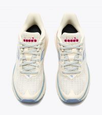 DIADORA NUCLEO BIANCO SOSPIRO ET ROSSO RUBINO Chaussure running pas cher