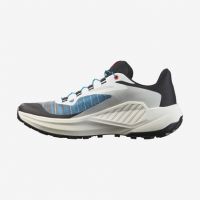 SALOMON GENESIS BLANCHE ET BLEUE Chaussures de trail pas cher