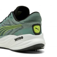 PUMA MAGNIFY NITRO 2 GREEN MOON ET YELLOW ALERT  Chaussures de running pas cher