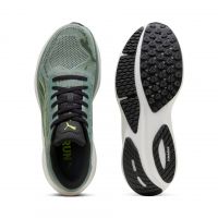 PUMA MAGNIFY NITRO 2 GREEN MOON ET YELLOW ALERT  Chaussures de running pas cher