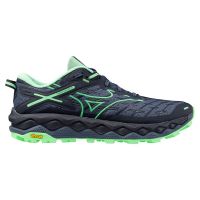 MIZUNO WAVE MUJIN 10 VINTAGE INDIGO ET NEO MINT Chaussures de Trail