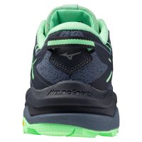 MIZUNO WAVE MUJIN 10 VINTAGE INDIGO ET NEO MINT Chaussures de Trail pas cher