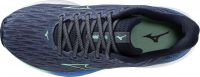 MIZUNO WAVE RIDER 28 VINTAGE INDIGO ET NEO MINT Chaussures de running pas cher