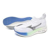 MIZUNO NEO ZEN  WHITE ET FRONTIER BLUE Chaussures de running pas cher