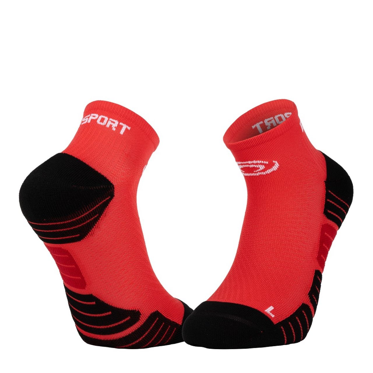 BV SPORT SOCQUETTES SCR ONE 3 ROUGE Chaussettes Running BV Sport