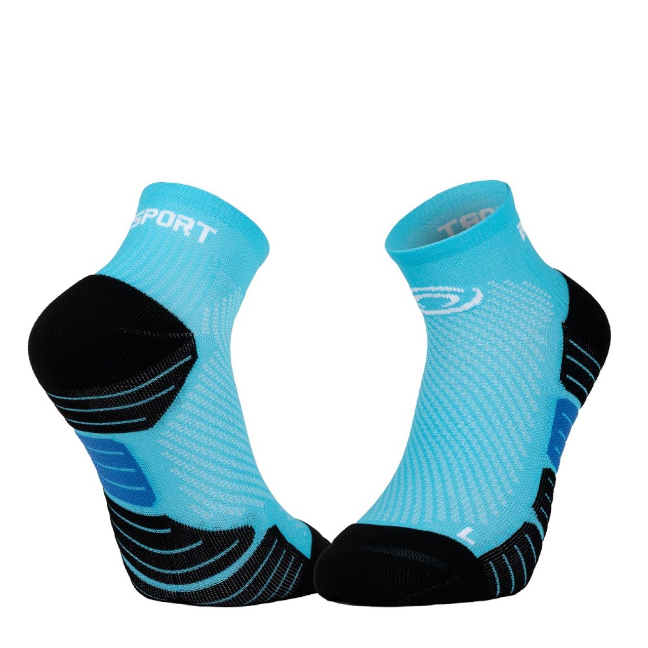 BV SPORT SOCQUETTES SCR ONE 3 TURQUOISE Chaussettes Running BV Sport