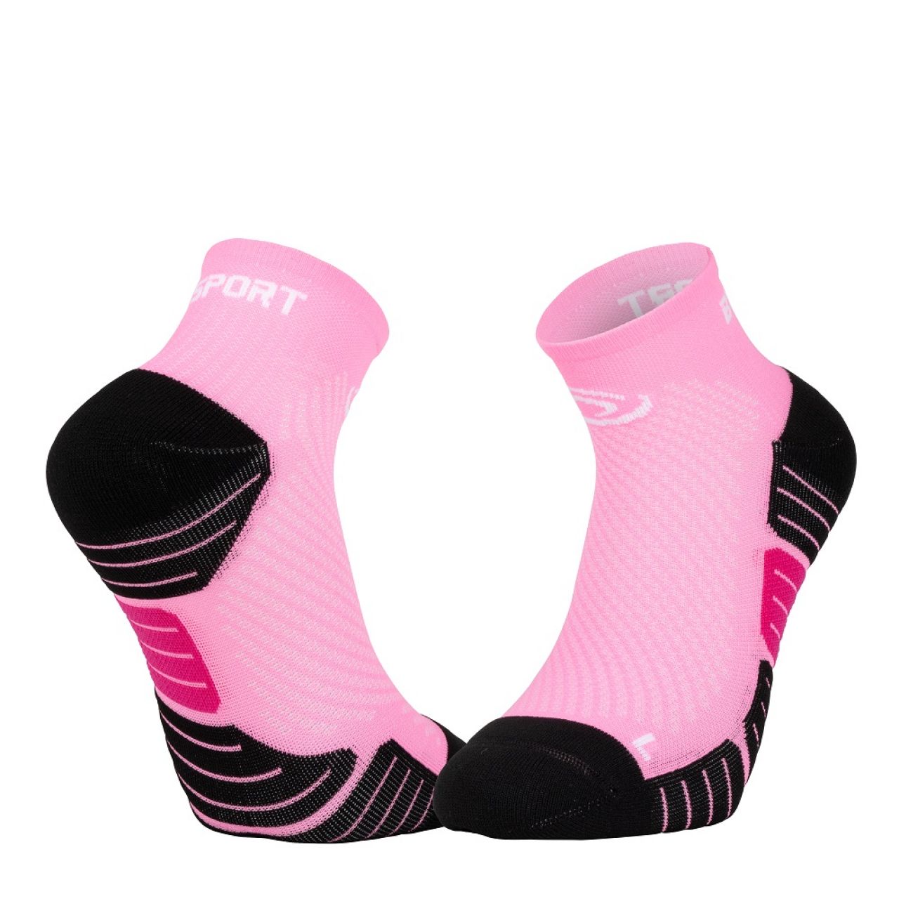 BV SPORT SOCQUETTES SCR ONE 3 ROSE Chaussettes Running BV Sport