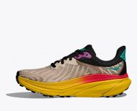 HOKA CHALLENGER ATR  7 OATMEAL ET ZEST Chaussures de Trail pas cher