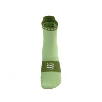 COMPRESSPORT PRO RACING SOCKS V4.0 SHADOW LIME ET WOODBINE Chaussettes running pas cher