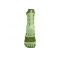 COMPRESSPORT PRO RACING SOCKS V4.0 SHADOW LIME ET WOODBINE Chaussettes running pas cher