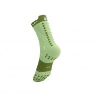 COMPRESSPORT PRO RACING SOCKS V4.0 SHADOW LIME ET WOODBINE Chaussettes running pas cher