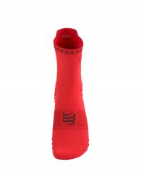 COMPRESSPORT PRO RACING SOCKS V4.0 FLUO RED  Chaussettes running pas cher