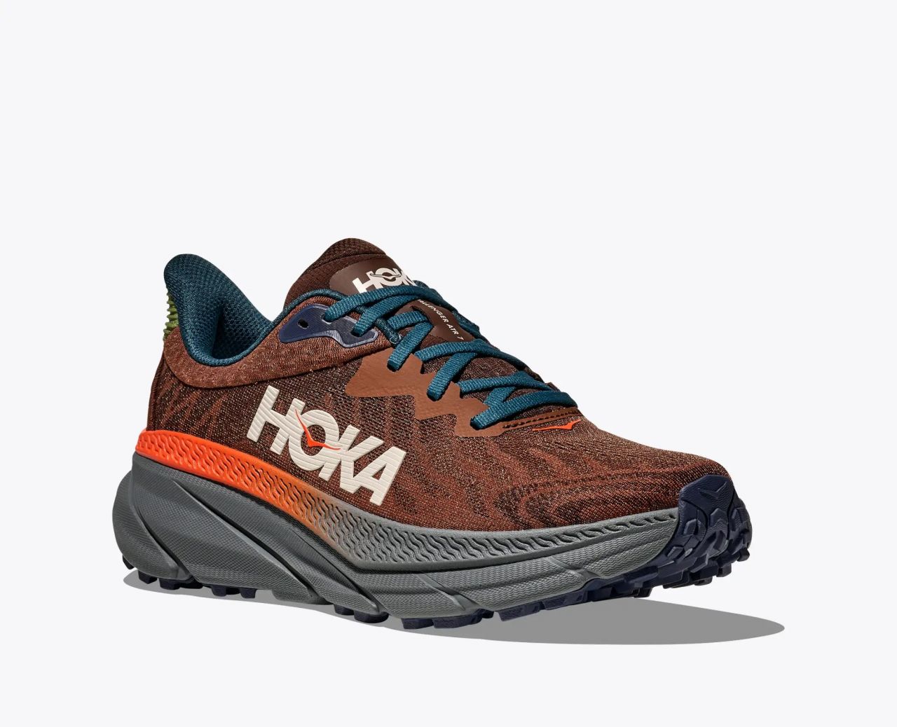 HOKA CHALLENGER ATR  7 MINERAL BROWN ET ASTEROID Chaussures de Trail