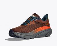 HOKA CHALLENGER ATR  7 MINERAL BROWN ET ASTEROID Chaussures de Trail pas cher
