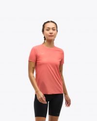 HOKA AIROLITE RUN TEE SHIRT GRAPEFRUIT   Tee shirt running