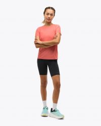 HOKA AIROLITE RUN TEE SHIRT GRAPEFRUIT   Tee shirt running pas cher