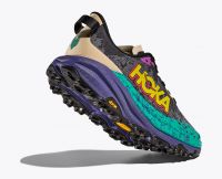 HOKA SPEEDGOAT 6 OATMEAL ET MOUNTAIN IRIS Chaussures de trail pas cher