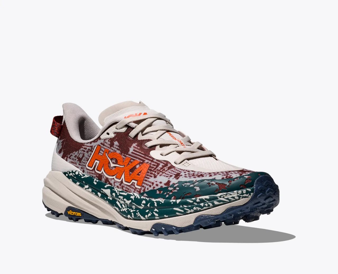 HOKA SPEEDGOAT 6 PUTTY ET BLUE TWILIGHT  Chaussures de trail