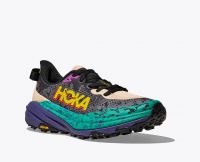 HOKA SPEEDGOAT 6 OATMEAL ET MOUNTAIN IRIS Chaussures de trail