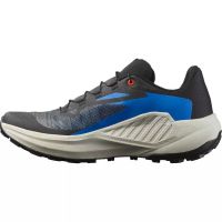 SALOMON GENESIS BLACK ET  FRENCH BLUE Chaussures de trail pas cher