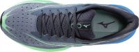 MIZUNO WAVE SKYRISE 6 VINTAGE INDIGO ET NEO MINT Chaussures de running pas cher
