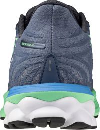 MIZUNO WAVE SKYRISE 6 VINTAGE INDIGO ET NEO MINT Chaussures de running pas cher