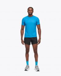 HOKA AIROLITE RUN TEE SHIRT HOKA BLUE   Tee shirt running pas cher