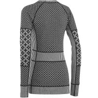 KARI TRAA SMEKKER LS BLACK  Sous vetement technique en laine merinos pas cher