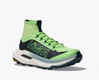 HOKA TECTON X 3 TART APPLE ET BLUE TWILIGHT Chaussures de trail