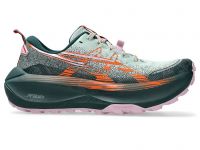 ASICS GEL TRABUCO MAX 4 COLD MOSS ET NOVA ORANGE Chaussures de trail