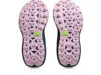 ASICS GEL TRABUCO MAX 4 COLD MOSS ET NOVA ORANGE Chaussures de trail pas cher