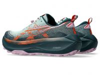 ASICS GEL TRABUCO MAX 4 COLD MOSS ET NOVA ORANGE Chaussures de trail pas cher
