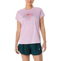 ASICS FUJITRAIL LOGO SS TOP LIGHT UBE Tee shirt  running