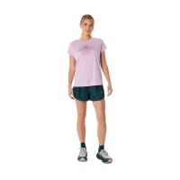 ASICS FUJITRAIL LOGO SS TOP LIGHT UBE Tee shirt  running pas cher