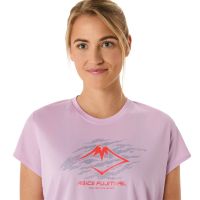 ASICS FUJITRAIL LOGO SS TOP LIGHT UBE Tee shirt  running pas cher