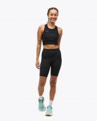 HOKA W NOVAFLY 9 KNIT SHORT NOIR Cuissard de running pas cher