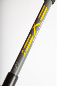 EXEL BATONS CLIFF ANTISHOCK GRAPHITE GREY  ET YELLOW Batons rando pas cher