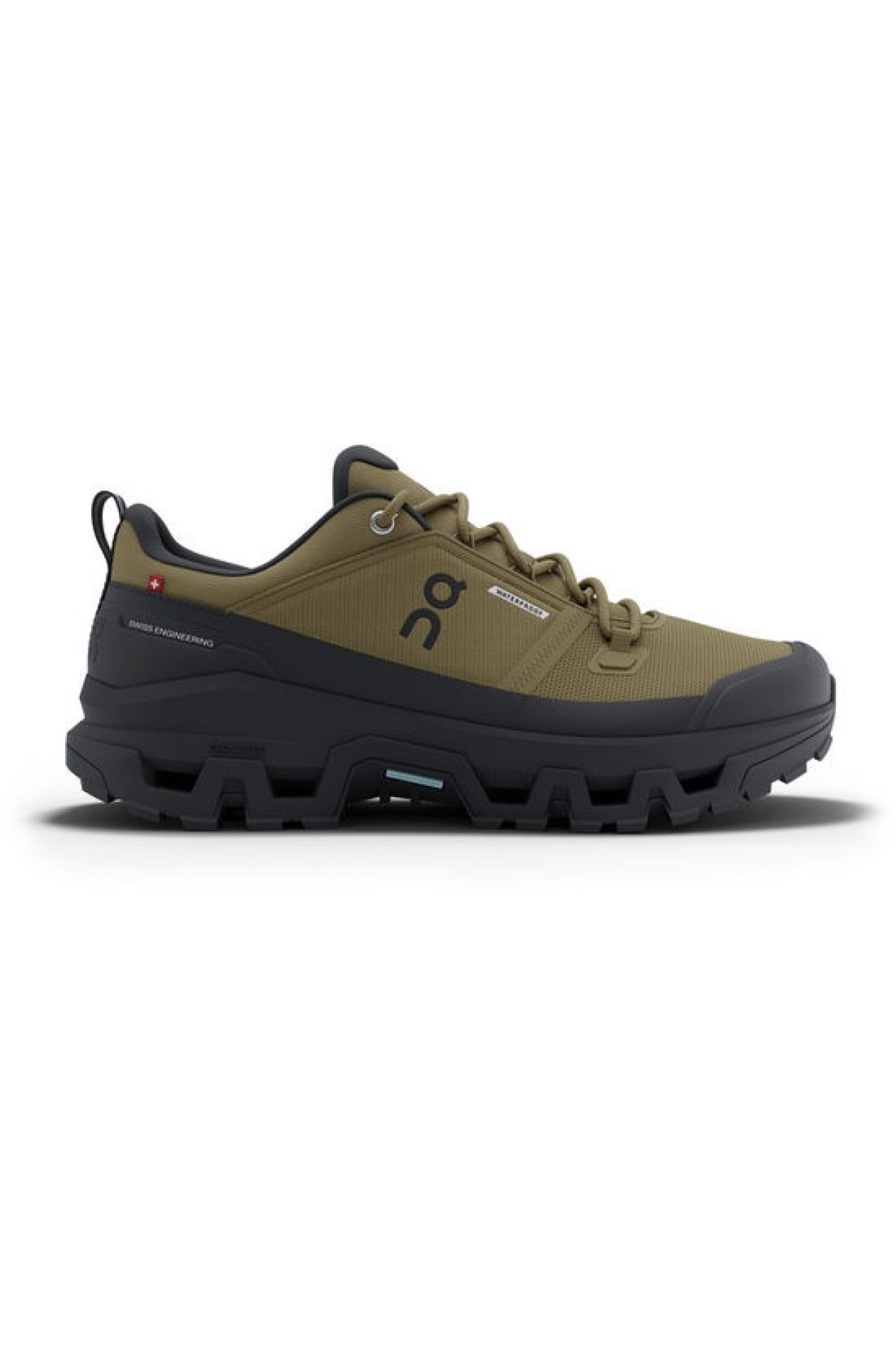 ON RUNNING CLOUDROCK LOW WP HUNTER ET BLACK  Chaussures de randonnée