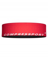 COMPRESSPORT FREE BELT FLUO RED Ceinture de running pas cher