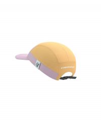 COMPRESSPORT 5 PANEL LIGHT CAP ORANGE ET ROSEATE Casquette running pas cher