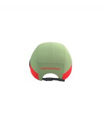 COMPRESSPORT 5 PANEL LIGHT CAP NILE ET RED FLUO Casquette running pas cher