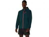 ASICS FUJI ELITE WATERPROOF JACKET SAXON GREEN Veste Running étanche