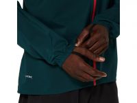 ASICS FUJI ELITE WATERPROOF JACKET SAXON GREEN Veste Running étanche pas cher