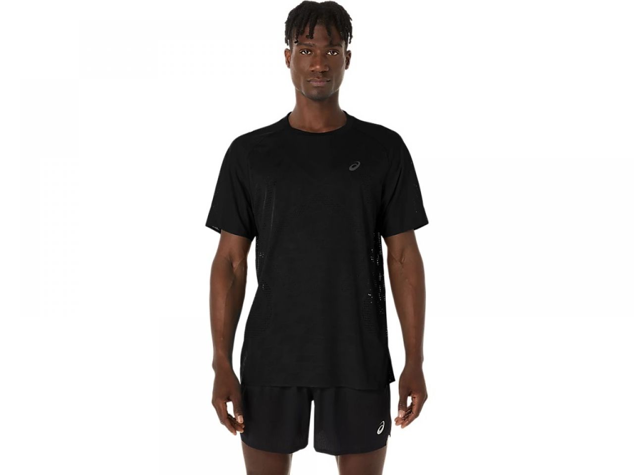 ASICS METARUN SS TOP NOIR Tee shirt de running