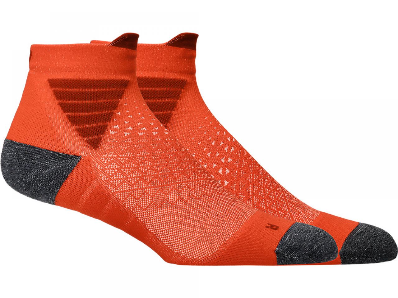 ASICS FUJITRAIL QUAERTER SOCK NOVA ORANGE Chaussettes running asics