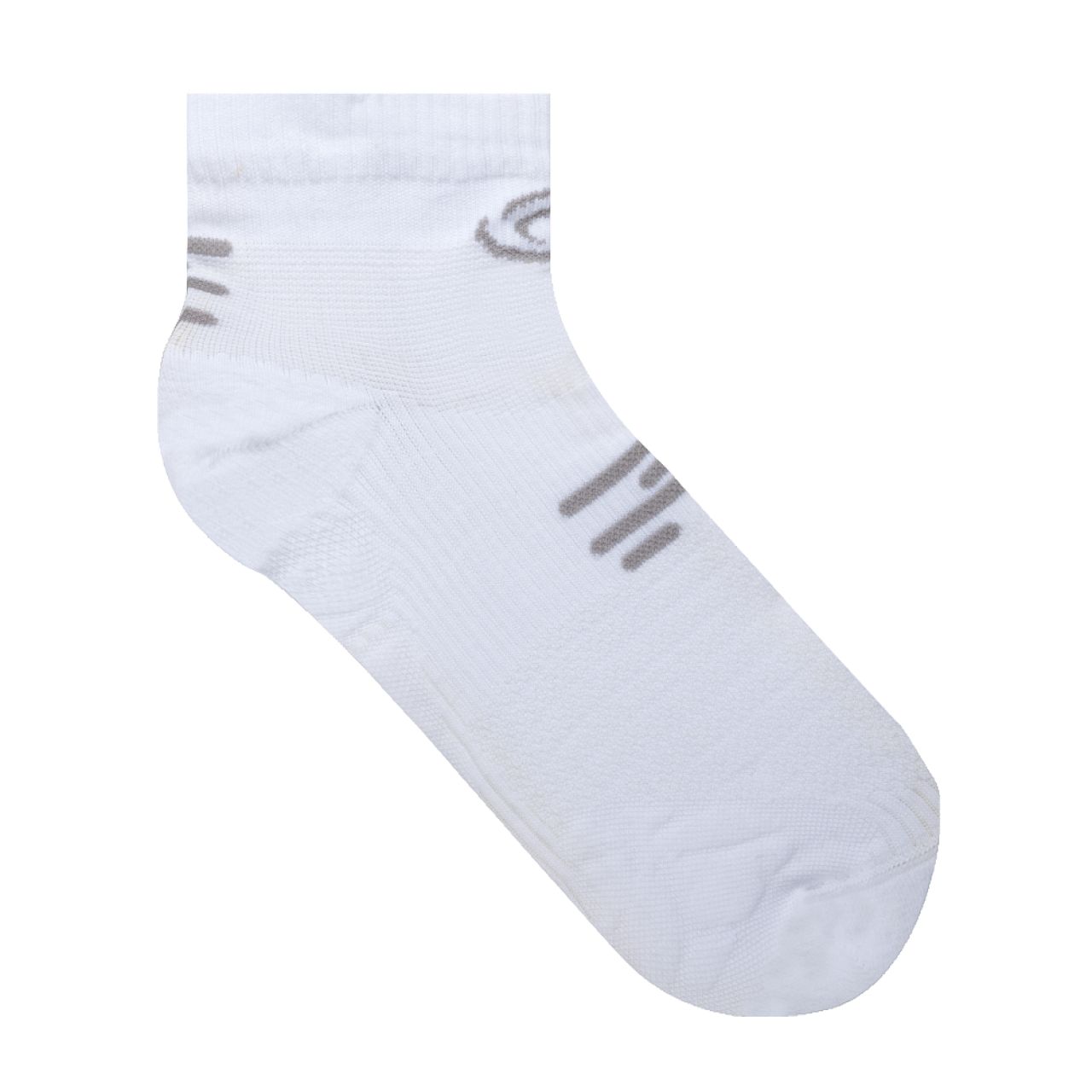 BV SPORT SOQUETTE LIGHT RUN MARATHON 2 LOW BLANCHE ET GRISE  Chaussettes de running