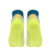 BV SPORT SOQUETTE LIGHT RUN MARATHON 2 LOW VERTE ET BLEU Chaussettes de running pas cher