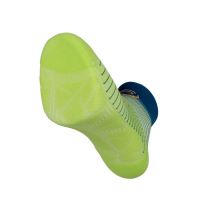 BV SPORT SOQUETTE LIGHT RUN MARATHON 2 LOW VERTE ET BLEU Chaussettes de running pas cher