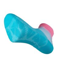 BV SPORT SOQUETTE LIGHT RUN MARATHON 2 TURQUOISE ET ROSE Chaussettes de running pas cher
