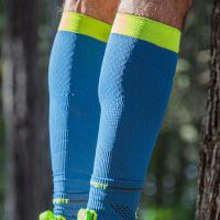 BV SPORT BOOSTER ELITE EVOLUTION BLEU LIME Manchons de compression pas cher
